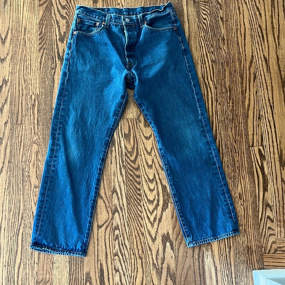 Levi 501 Button Up Cotton Jeans